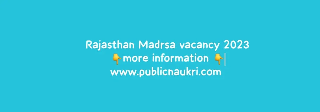 Rajasthan Madarsa Board Recruitment 2023, Apply Online , Notification, Syllabus. 1 WhatsApp Image 2023 10 21 at 14.16.24